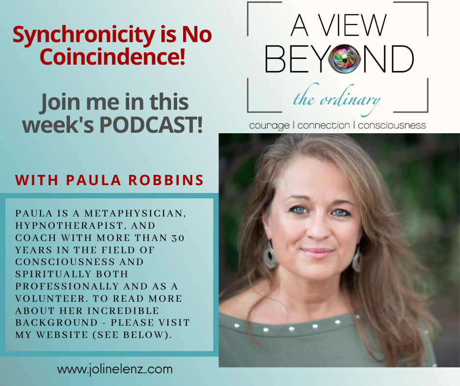 Synchronicity is NO Coincidence: Guest Paula Robbins - Joline Lenz